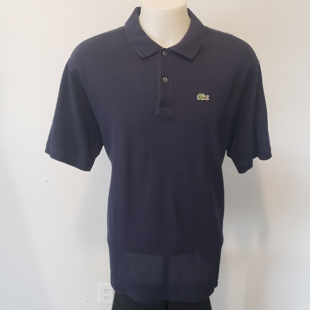 Lacoste Men's Original Classic Fit Polo Size 9 (3XL) Blue Preppy Old Money